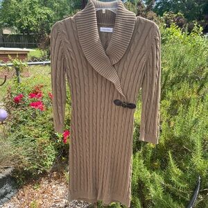 Calvin Klein Cable Knit Dress
